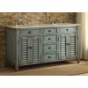 Abbeville 60" Distressed Blue